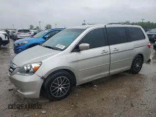 2005 Honda Odyssey EX z VIN 5FNRL38415B410659, wystawiony jako Copart lot #58535455 z przebiegiem 198 250 mil mil oraz Szkoda całkowita • Salvage title. Historia ofert i sprzedaży dostępna na DreamBid. Obrazek 1.