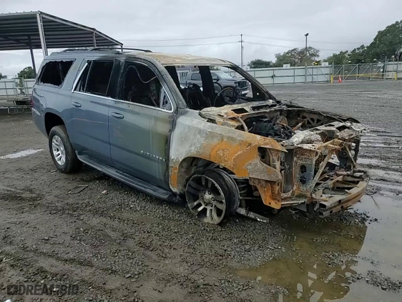 2015 Chevrolet Suburban LS with VIN 1GNSCHKC6FR683906, listed as a Copart auction lot 45128465 with 0 mi miles and Non Repairable. Bid and sale history available at carsss.com. Image 12.