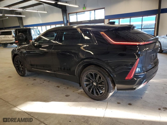 2024 Cadillac LYRIQ Sport with VIN 1GYKPWRLXRZ130259, listed as a Copart auction lot 47407745 with NaN miles and Salvage Title. Bid and sale history available at carsss.com. Image 2.