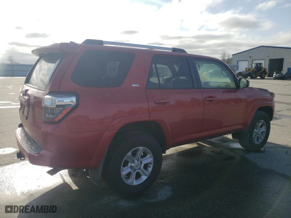 2019 Toyota 4Runner SR5 with VIN JTEBU5JRXK5613395, listed as a Copart auction lot 49215405 with 0 mi miles and Salvage Title. Bid and sale history available at carsss.com. Image 3.