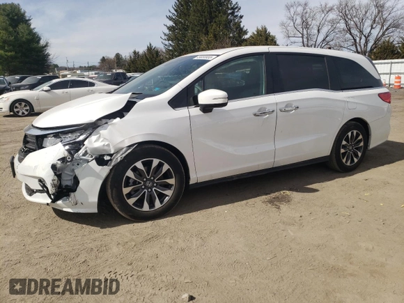 2024 Honda Odyssey EX-L с VIN 5FNRL6H62RB069216, выставлен на аукционе Copart как лот 49858955 с пробегом 7 578 миль миль и Списание • Salvage title. История ставок и продаж доступна на DreamBid. Изображение 1.