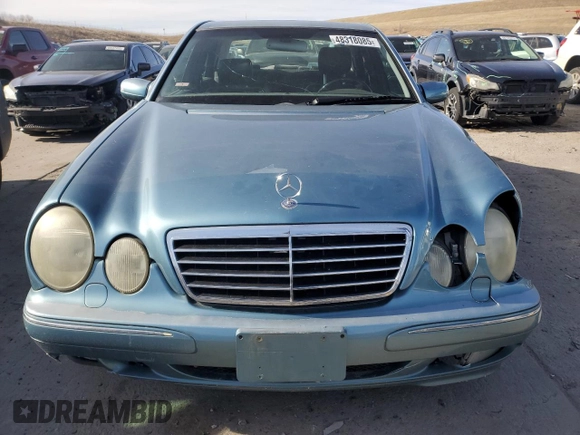 2002 Mercedes-Benz E-Class with VIN WDBJF82J62X062020, listed as a Copart auction lot 48318085 with 163,836 mi miles and Salvage Title. Bid and sale history available at carsss.com. Image 5.