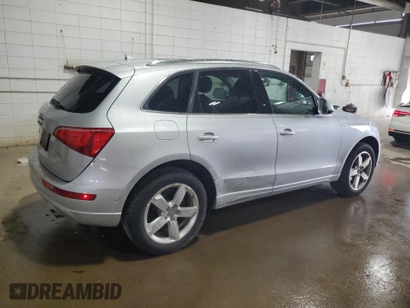 2012 Audi Q5 Premium Plus with VIN WA1LFAFP5CA122447, listed as a Copart auction lot 65022545 with 95,814 mi miles and Salvage title. Bid and sale history available at DreamBid. Image 3.