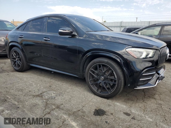 2021 Mercedes-Benz GLE 53 AMG with VIN 4JGFD6BB3MA257083, listed as a Copart auction lot 65208305 with 97,001 mi miles and Clean title. Bid and sale history available at DreamBid. Image 4.
