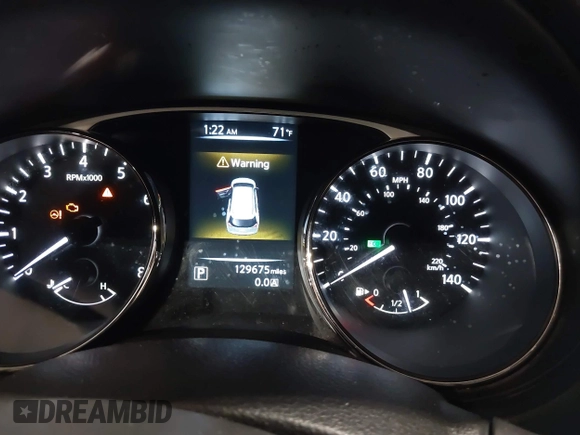 2016 Nissan Rogue SV with VIN KNMAT2MV5GP614203, listed as a IAAI auction lot 42045462 with 129,675 mi miles and . Bid and sale history available at DreamBid. Image 7.