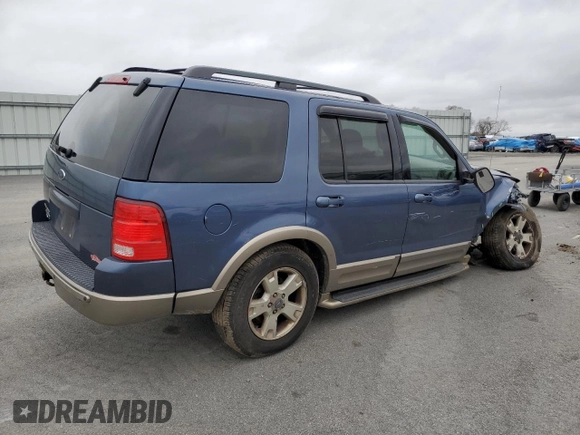 2003 Ford Explorer Eddie Bauer with VIN 1FMZU74K53ZB20582, listed as a Copart auction lot 85461414 with 111,416 mi miles and Non repairable. Bid and sale history available at DreamBid. Image 3.