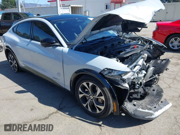 2021 Ford Mustang Mach-E Premium with VIN 3FMTK3RM5MMA60868, listed as a IAAI auction lot 41825849 with 60,119 mi miles and . Bid and sale history available at DreamBid. Image 1.