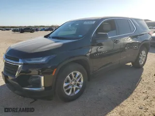 2023 Chevrolet Traverse LS with VIN 1GNERFKW5PJ168728, listed as a Copart auction lot 48636525 with 20,066 mi miles and Salvage Title. Bid and sale history available at carsss.com. Image 1.