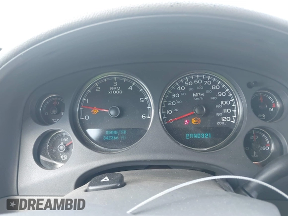 2007 Chevrolet Suburban LTZ with VIN 3GNFK16347G133031, listed as a IAAI auction lot 41955039 with 342,366 mi miles and . Bid and sale history available at DreamBid. Image 7.