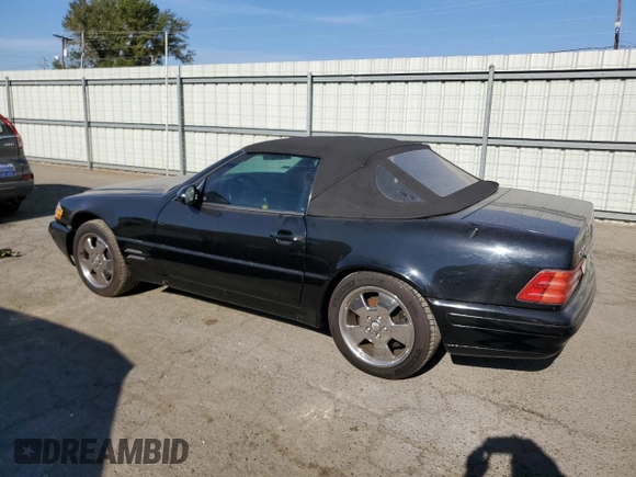 1999 Mercedes-Benz SL-Class with VIN WDBFA68F1XF184891, listed as a Copart auction lot 77082284 with 96,379 mi miles and Salvage Title. Bid and sale history available at carsss.com. Image 2.