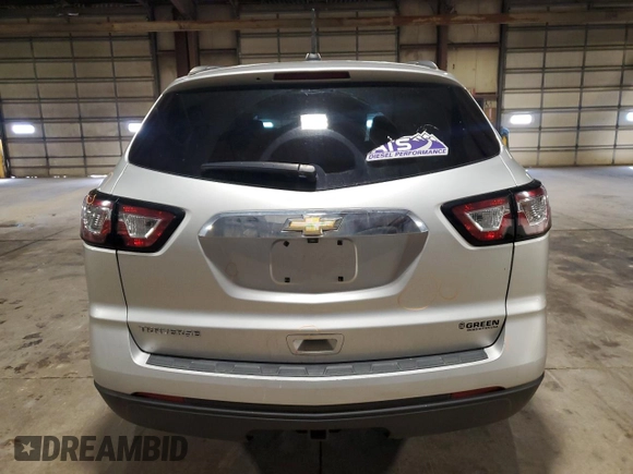 2017 Chevrolet Traverse LS with VIN 1GNKRFED4HJ165608, listed as a Copart auction lot 57944705 with 222,578 mi miles and Salvage title. Bid and sale history available at DreamBid. Image 6.
