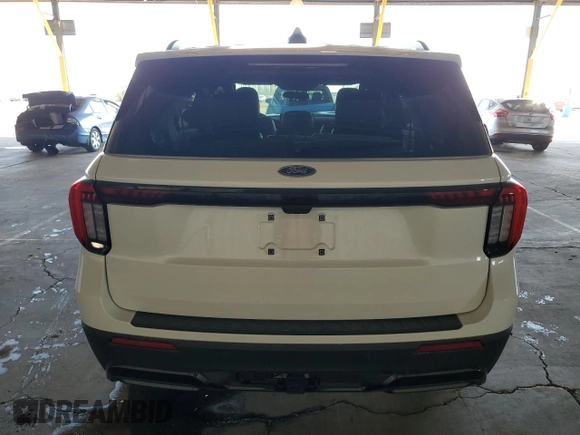 2025 Ford Explorer ST-Line with VIN 1FMUK7KH3SGA50405, listed as a Copart auction lot 49853135 with 6,287 mi miles and Salvage title. Bid and sale history available at DreamBid. Image 6.