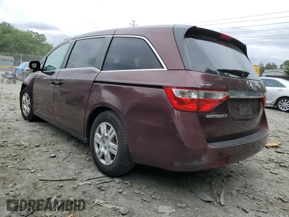 2011 Honda Odyssey LX z VIN 5FNRL5H29BB057920, wystawiony jako Copart lot #56433905 z przebiegiem 143 551 mil mil oraz Szkoda całkowita • Salvage title. Historia ofert i sprzedaży dostępna na DreamBid. Obrazek 2.