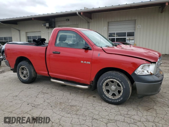 2010 Dodge 1500 ST with VIN 3D7JB1EK5AG180304, listed as a Copart auction lot 51411955 with 145,452 mi miles and Salvage Title. Bid and sale history available at carsss.com. Image 4.