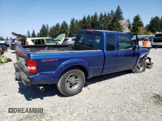 2010 Ford Ranger XLT with VIN 1FTKR4EE4APA61192, listed as a Copart auction lot 53400565 with 141,631 mi miles and Salvage Title. Bid and sale history available at carsss.com. Image 3.