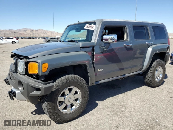 2008 Hummer H3 SUV with VIN 5GTEN13E888129999, listed as a Copart auction lot 69536884 with 119,059 mi miles and Salvage Title. Bid and sale history available at carsss.com. Image 1.