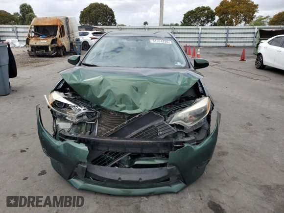 2016 Toyota Corolla L with VIN 2T1BURHEXGC657129, listed as a Copart auction lot 51051835 with 120,675 mi miles and Salvage title. Bid and sale history available at DreamBid. Image 5.