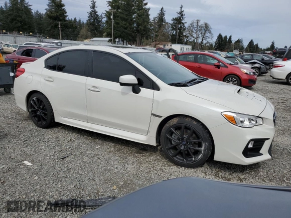 2021 Subaru WRX Premium with VIN JF1VA1C6XM9805195, listed as a Copart auction lot 52713125 with 7,513 mi miles and Salvage Title. Bid and sale history available at carsss.com. Image 4.