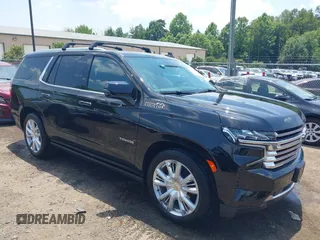 2024 Chevrolet Tahoe High Country with VIN 1GNSKTKL5RR161875, listed as a IAAI auction lot 42586170 with 6,244 mi miles and . Bid and sale history available at DreamBid. Image 1.
