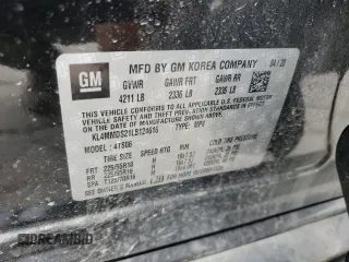2020 Buick Encore GX Select с VIN KL4MMDS21LB124616, выставлен на аукционе Copart как лот 60614635 с пробегом 71 371 миль миль и Списание • Salvage title. История ставок и продаж доступна на DreamBid. Изображение 12.