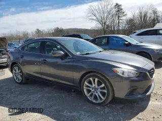2017 Mazda 6 Touring with VIN JM1GL1V51H1111906, listed as a Copart auction lot 48467945 with 80,852 mi miles and Salvage Title. Bid and sale history available at carsss.com. Image 4.