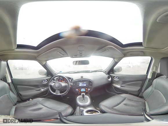 2014 Nissan Juke SL with VIN JN8AF5MV7ET360642, listed as a Copart auction lot 82988384 with 95,622 mi miles and Salvage Title. Bid and sale history available at carsss.com. Image 14.