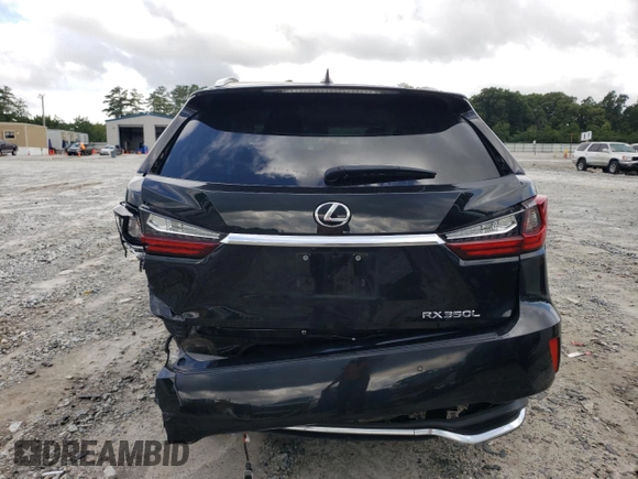 2022 Lexus RX with VIN JTJHZKEA9N2028376, listed as a Copart auction lot 64886714 with 77,738 mi miles and Salvage Title. Bid and sale history available at carsss.com. Image 6.