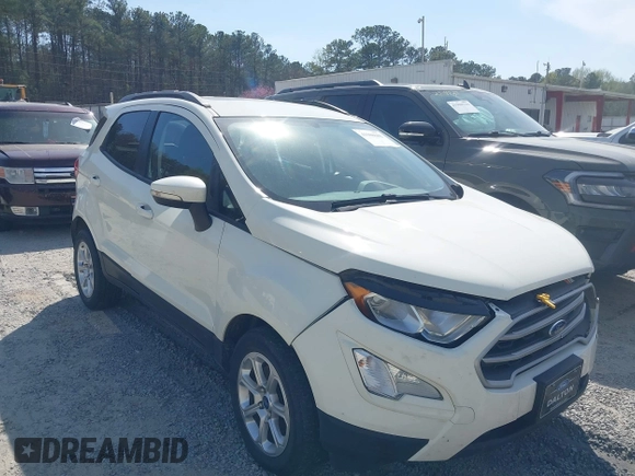2021 Ford EcoSport SE with VIN MAJ3S2GE9MC437557, listed as a IAAI auction lot 41908602 with 36,058 mi miles and . Bid and sale history available at carsss.com. Image 1.