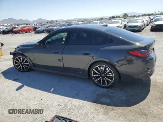 2023 BMW i4 eDrive40 with VIN WBY73AW0XPFR26365, listed as a Copart auction lot 56900944 with 15,017 mi miles and Salvage Title. Bid and sale history available at carsss.com. Image 2.