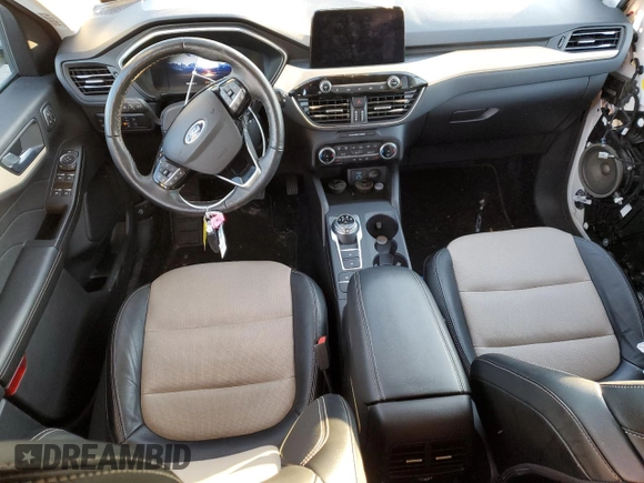 2022 Ford Escape Titanium Plug-In Hybrid с VIN 1FMCU0LZ5NUA57513, выставлен на аукционе Copart как лот 41634475 с пробегом 52 542 миль миль и Списание • Salvage title. История ставок и продаж доступна на DreamBid. Изображение 8.