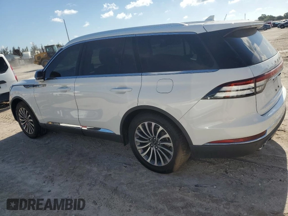 2020 Lincoln Aviator Reserve z VIN 5LM5J7WCXLGL10805, wystawiony jako Copart lot #56521375 z przebiegiem 53 729 mil mil oraz Szkoda całkowita • Salvage title. Historia ofert i sprzedaży dostępna na DreamBid. Obrazek 2.