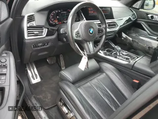 2020 BMW X5 M50i with VIN 5UXJU4C04L9C63640, listed as a Copart auction lot 63215564 with 45,172 mi miles and Salvage Title. Bid and sale history available at carsss.com. Image 8.