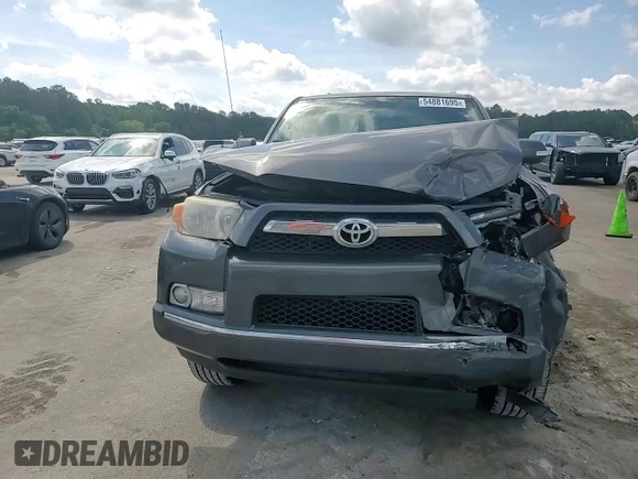 2011 Toyota 4Runner SR5 with VIN JTEZU5JRXB5032171, listed as a Copart auction lot 54881695 with 324,951 mi miles and Salvage title. Bid and sale history available at DreamBid. Image 14.