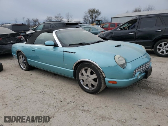 2002 Ford Thunderbird Hardtop Premium with VIN 1FAHP60A62Y117960, listed as a Copart auction lot 82361264 with Not Provided miles and Salvage Title. Bid and sale history available at DreamBid. Image 4.