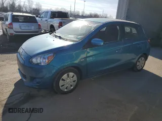 2015 Mitsubishi Mirage DE z VIN ML32A3HJ1FH012787, wystawiony jako Copart lot #43941335 z przebiegiem 80 426 mil mil oraz Szkoda całkowita • Salvage title. Historia ofert i sprzedaży dostępna na DreamBid. Obrazek 1.