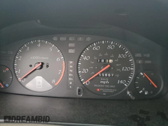 1999 Acura CL Premium z VIN 19UYA2251XL013466, wystawiony jako Copart lot #86105624 z przebiegiem 155 867 mil mil oraz Szkoda całkowita • Salvage title. Historia ofert i sprzedaży dostępna na DreamBid. Obrazek 9.