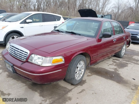 2005 Ford Crown Victoria LX with VIN 2FAFP74W25X106106, listed as a IAAI auction lot 41825793 with 175,740 mi miles. Bid and sale history available at carsss.com. Image 17.