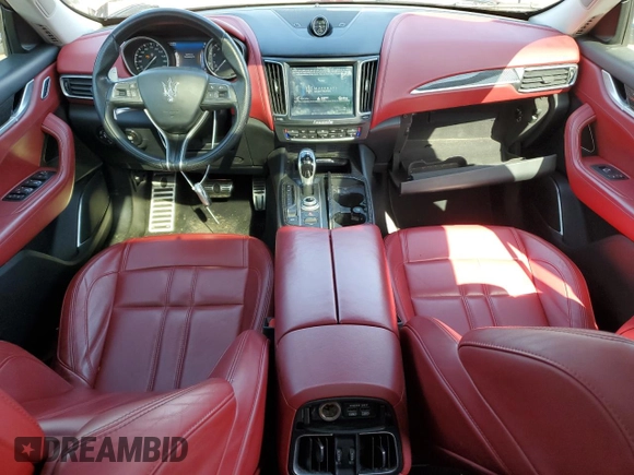 2017 Maserati Levante with VIN ZN661XUS1HX243202, listed as a Copart auction lot 55456535 with 77,738 mi miles and Salvage Title. Bid and sale history available at carsss.com. Image 8.