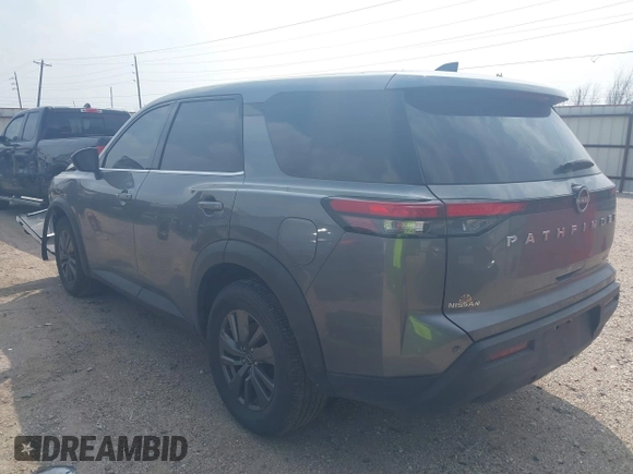 2023 Nissan Pathfinder S with VIN 5N1DR3AC0PC205758, listed as a IAAI auction lot 41796997 with 37,062 mi miles and . Bid and sale history available at DreamBid. Image 3.