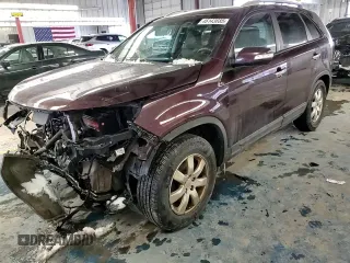 2012 Kia Sorento LX with VIN 5XYKT3A20CG256235, listed as a Copart auction lot 46143685 with 235,582 mi miles and Non Repairable. Bid and sale history available at carsss.com. Image 12.