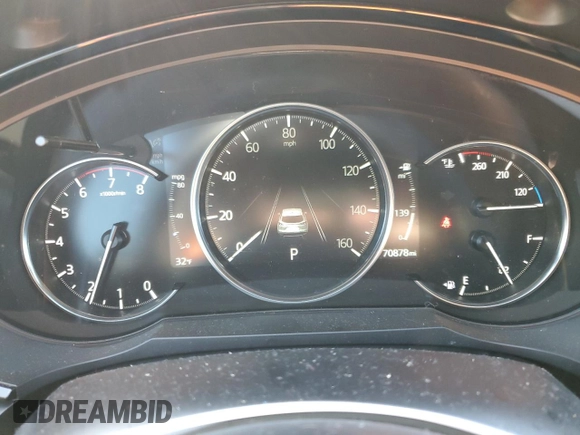 2019 Mazda CX-9 Grand Touring with VIN JM3TCBDY3K0336929, listed as a Copart auction lot 52980005 with 70,878 mi miles and Salvage title. Bid and sale history available at DreamBid. Image 9.