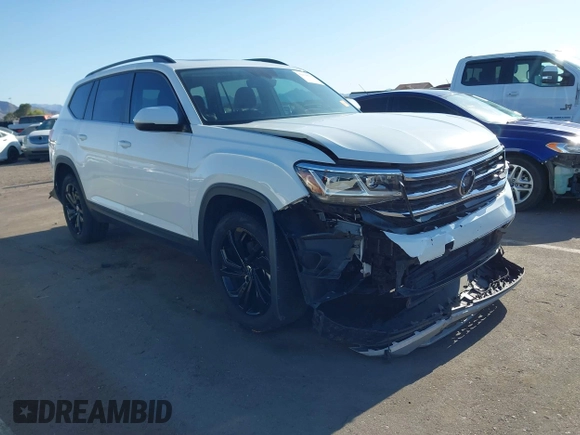 2023 Volkswagen Atlas SE с VIN 1V2JR2CA8PC548121, выставлен на аукционе IAAI как лот 42129010 с пробегом 42 621 миль миль и . История ставок и продаж доступна на DreamBid. Изображение 6.