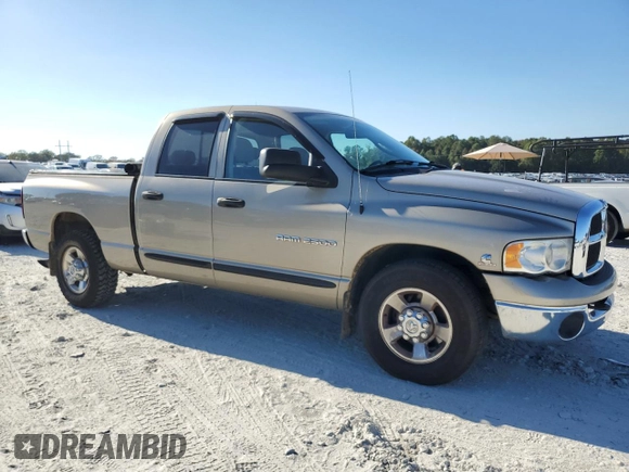 2005 Dodge Ram 2500 SLT with VIN 3D7KR28CX5G761667, listed as a Copart auction lot 76570034 with 191,355 mi miles and Salvage Title. Bid and sale history available at carsss.com. Image 4.