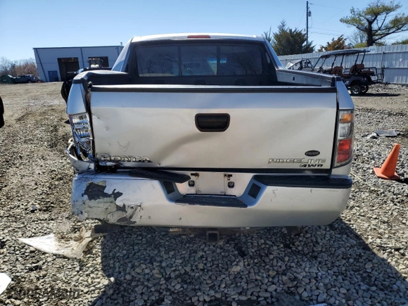2007 Honda Ridgeline RT with VIN 2HJYK16277H532262, listed as a Copart auction lot 49467775 with 171,566 mi miles and Salvage Title. Bid and sale history available at carsss.com. Image 6.