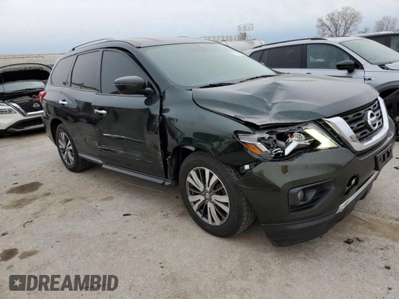 2019 Nissan Pathfinder SV z VIN 5N1DR2MM1KC578332, wystawiony jako Copart lot #51585115 z przebiegiem 113 522 mil mil oraz Szkoda całkowita • Salvage title. Historia ofert i sprzedaży dostępna na DreamBid. Obrazek 4.