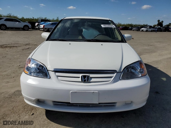 2002 Honda Civic LX with VIN 2HGES16692H526502, listed as a Copart auction lot 48335625 with 149,766 mi miles and Salvage Title. Bid and sale history available at carsss.com. Image 5.