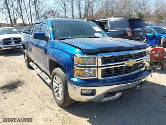 2015 Chevrolet Silverado 1500 LT with VIN 3GCUKREC2FG229433, listed as a IAAI auction lot 41737787 with NaN miles. Bid and sale history available at carsss.com. Image 1.