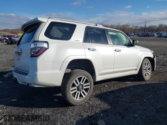 2021 Toyota 4Runner Limited with VIN JTEKU5JR9M5881745, listed as a IAAI auction lot 40857024 with 51,998 mi miles and . Bid and sale history available at DreamBid. Image 4.