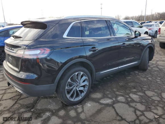 2022 Lincoln Nautilus Reserve with VIN 2LMPJ8KP8NBL10066, listed as a Copart auction lot 79388734 with 0 mi miles and Salvage Title. Bid and sale history available at carsss.com. Image 3.