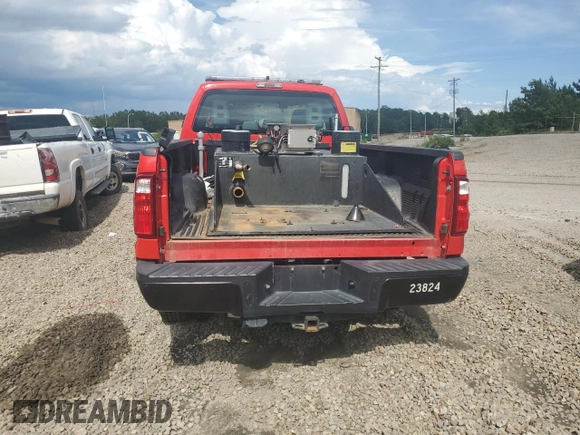 2016 Ford F-250 XLT with VIN 1FT7X2B64GEA16500, listed as a Copart auction lot 58347425 with Not provided miles and Salvage title. Bid and sale history available at DreamBid. Image 6.